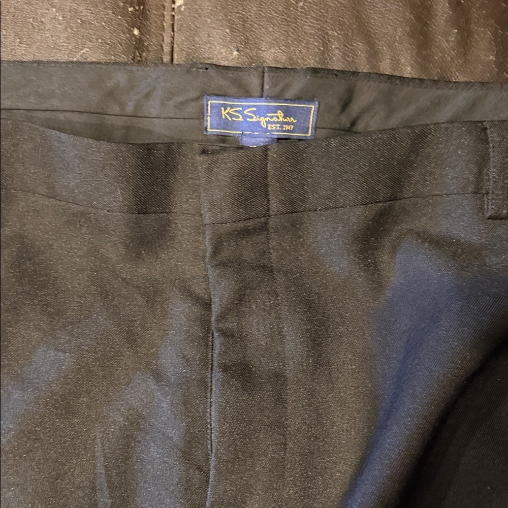 Signature Black Men's Dress Pants 56x38